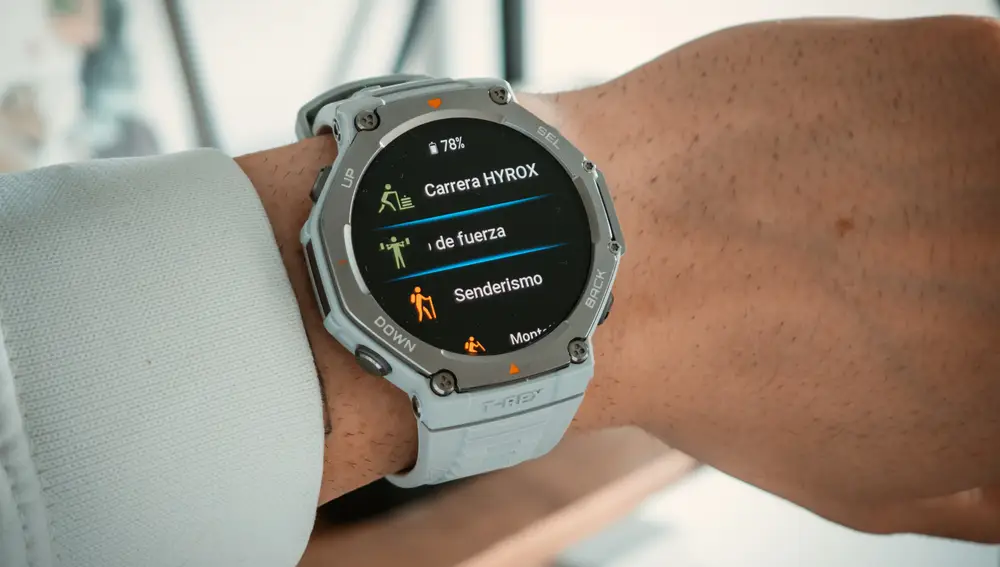 Algunos de los modos de deporte incluidos en el Amazfit T Rex 3