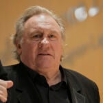 El actor francés Gérard Depardieu, a su llegada al Tribunal Correccional de París