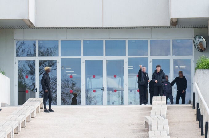 Fachada de un centro de acogida de menores migrantes no acompañados en Madrid