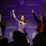 Acto de Podemos en Barcelona que precede la Quinta Asamblea del partido