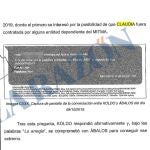 Mensaje en el que Ábalos pregunta a Koldo García si se puede enchufar en Renfe a su amiga Claudia