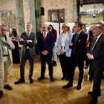 El ministro de Interior, Fernando Grande-Marlaska, en la inauguración de la exposición 
